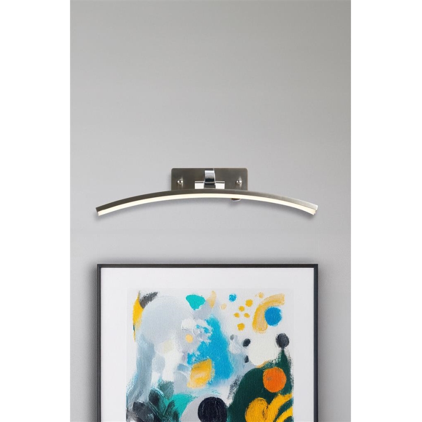 Searchlight - LED осветително тяло за картини SANTORINI LED/10,88W/230V сребристо