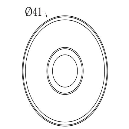 Searchlight - LED димируемо таванно осветително тяло LUMADISC LED/20W/230V диаметър 41 см