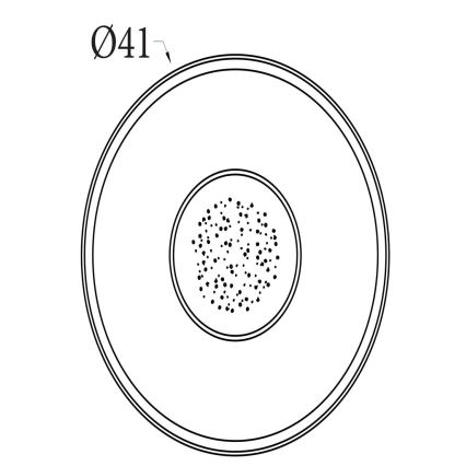 Searchlight - LED Димируемо таванно осветително тяло LUMADISC LED/20W/230V Ø 41 см