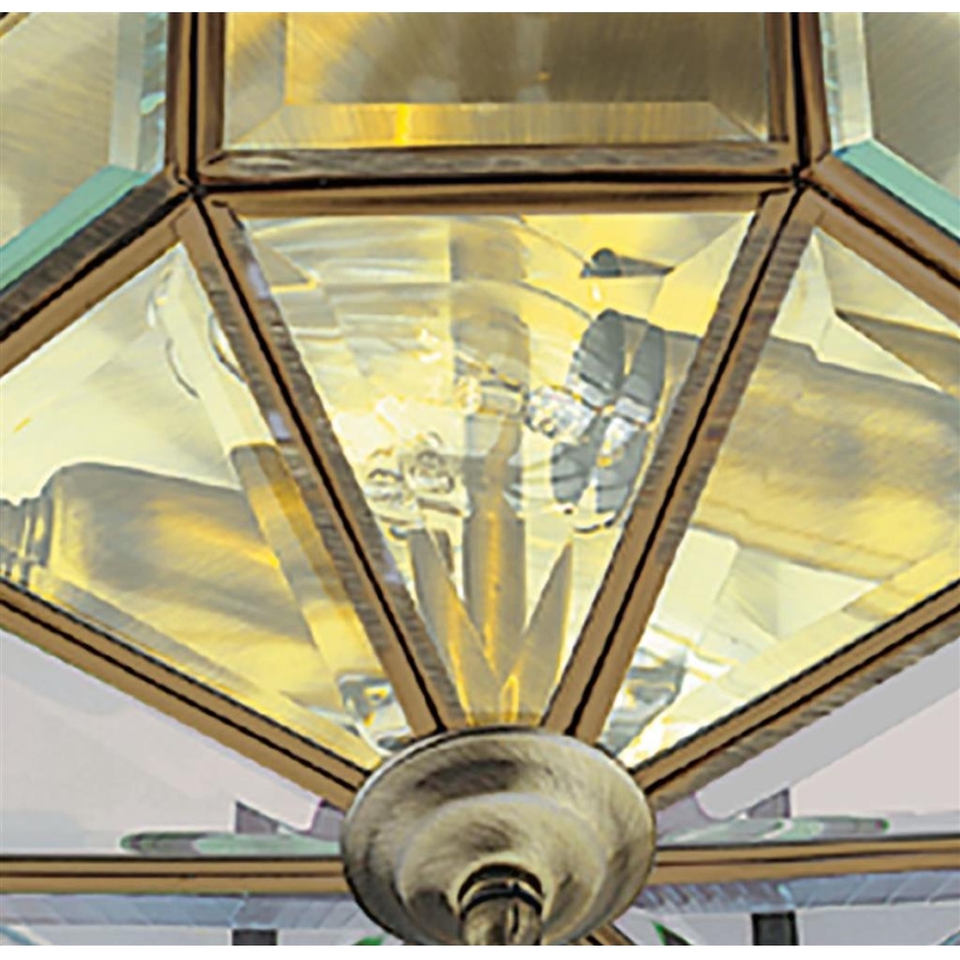 Searchlight - Плафон FLUSH 2xE14/60W/230V месинг