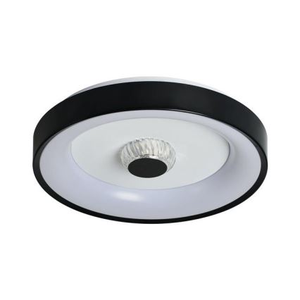 Searchlight - димируемо таванно LED осветително тяло POLKA LED/24W/230V + LED/6W, Ø 38,5 см, черно