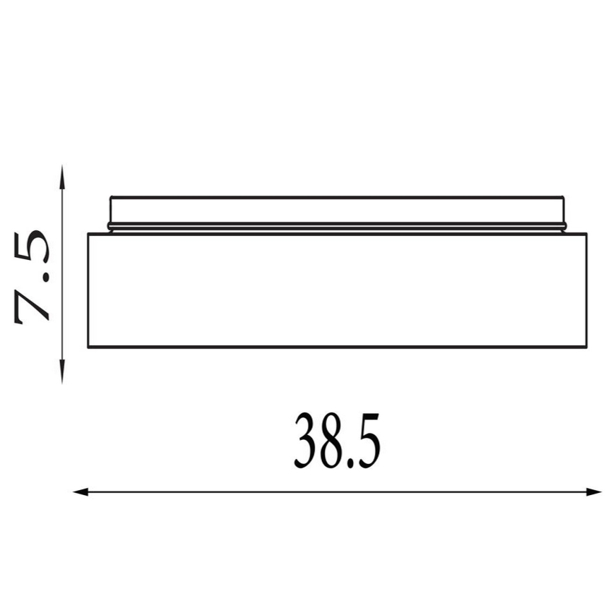 Searchlight - димируемо таванно LED осветително тяло POLKA LED/24W/230V + LED/6W, Ø 38,5 см, черно