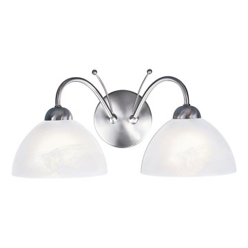 Searchlight - Аплик MILANESE 2xE14/60W/230V матов хром