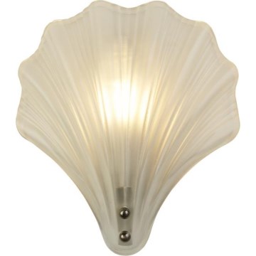 Searchlight - Бял стенен аплик SHELL 1xG9/7W/230V