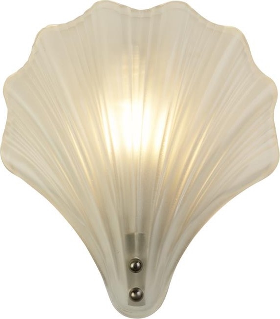 Searchlight - Бял стенен аплик SHELL 1xG9/7W/230V