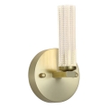Searchlight - Димируемо LED стенно осветително тяло за баня ABERDEEN LED/7W/230V IP44 месинг