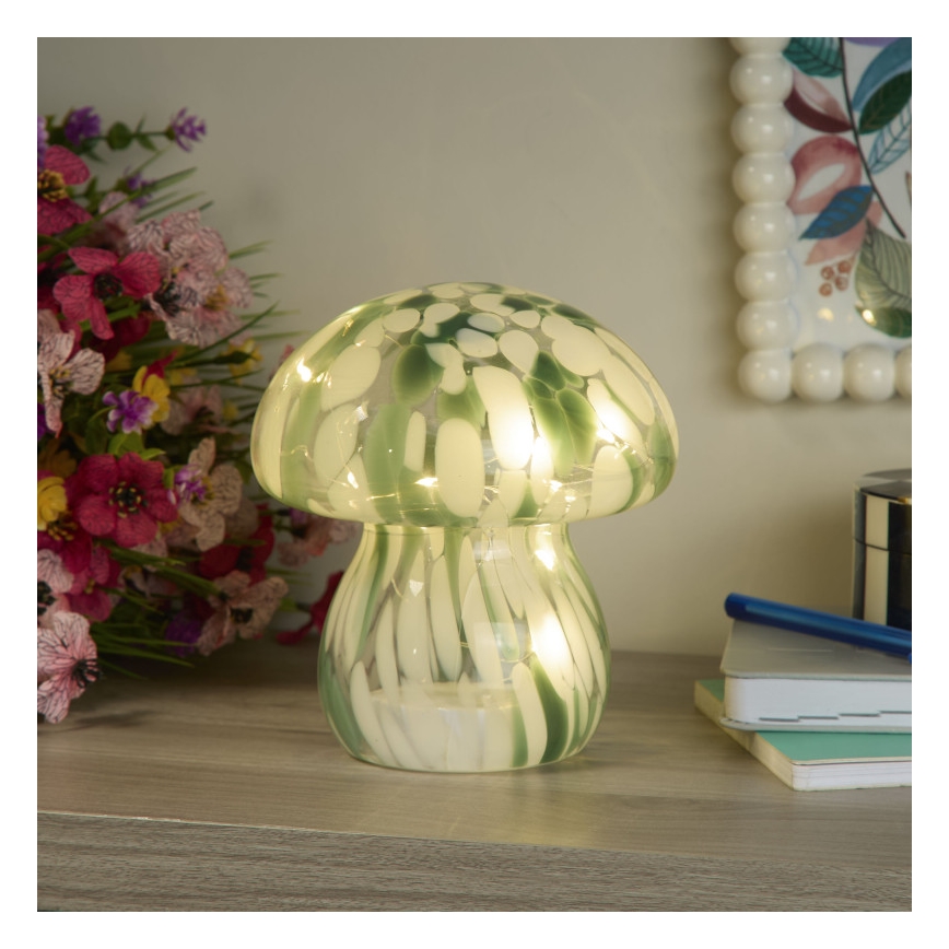 Searchlight - LED настолна лампа AMELIA LED/0,2W/230V зелена