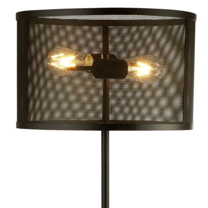 Searchlight - Подова лампа FISHNET 2xE27/60W/230V черна