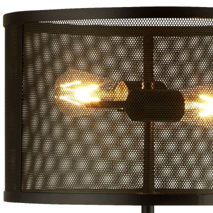 Searchlight - Подова лампа FISHNET 2xE27/60W/230V черна