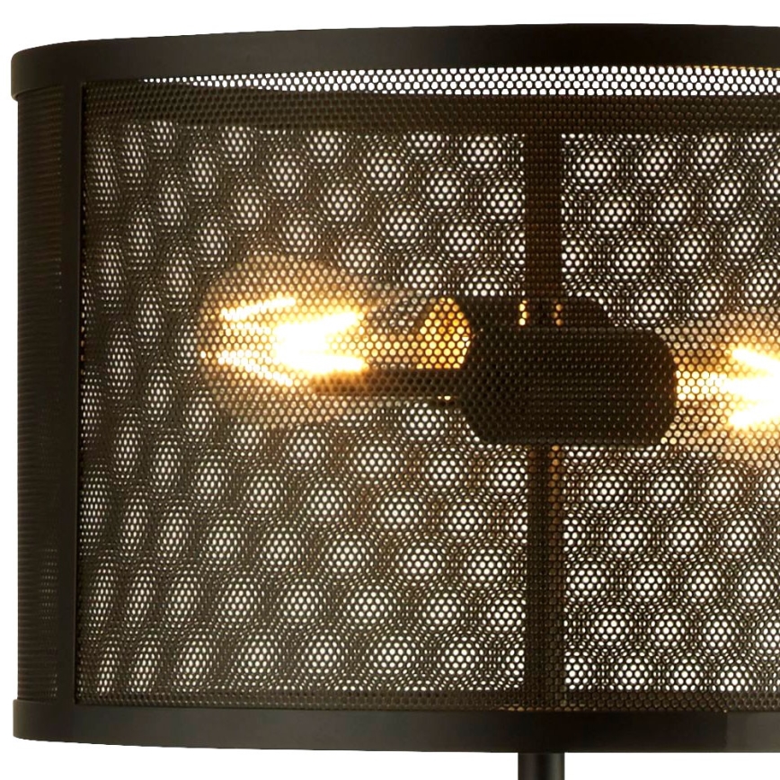 Searchlight - Подова лампа FISHNET 2xE27/60W/230V черна