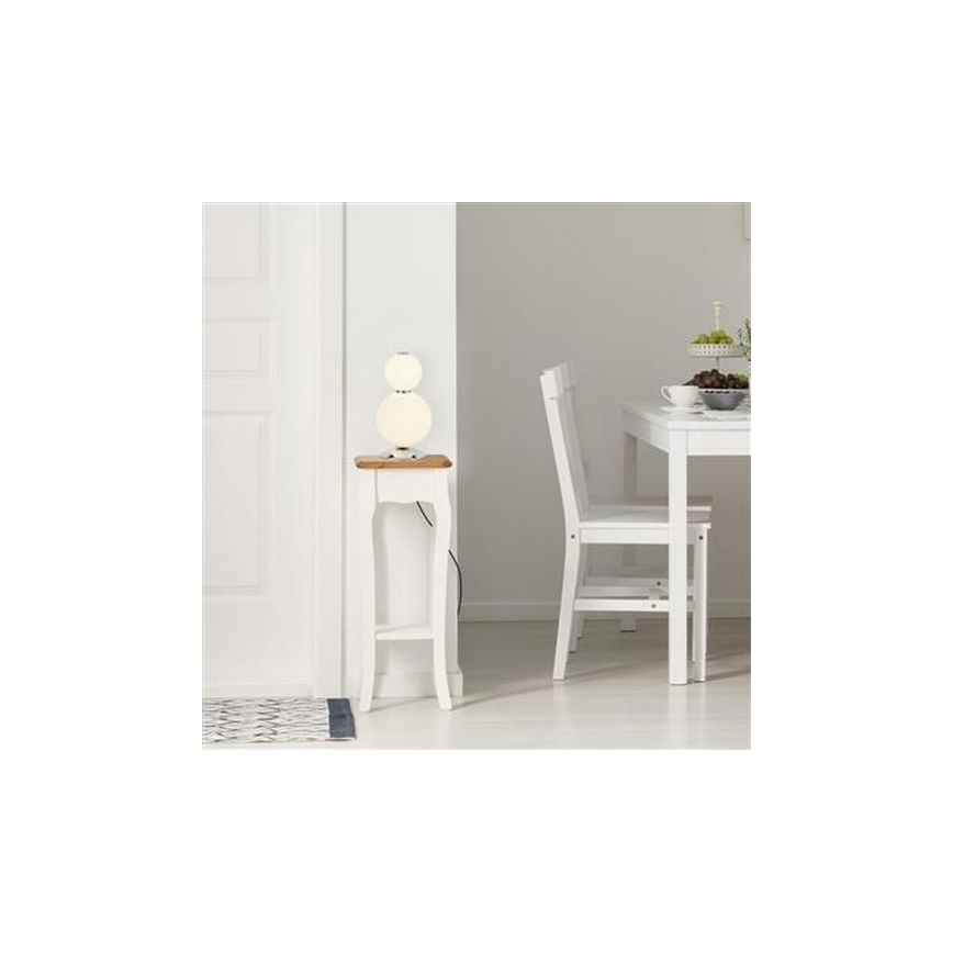 Searchlight - LED Настолна лампа SNOWBALL LED/15W/230V