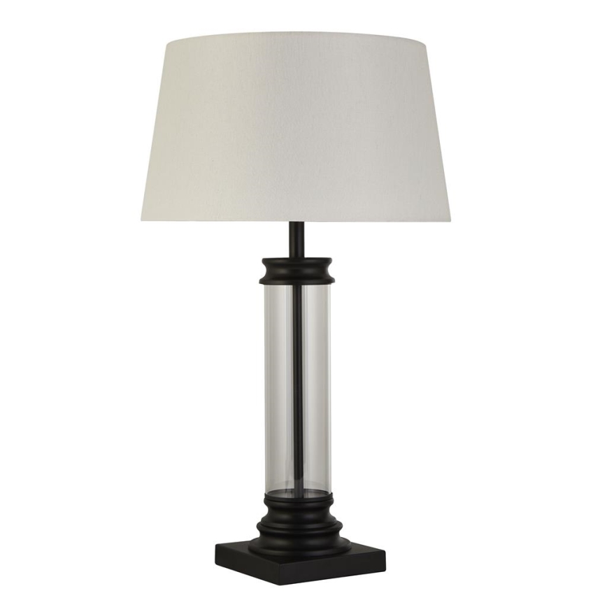 Searchlight - Настолна лампа PEDESTAL 1xE27/60W/230V черна