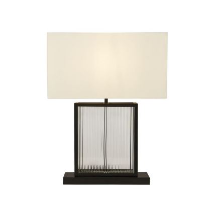 Searchlight - Настолна лампа CLARENDON 1xE27/60W/230V черна