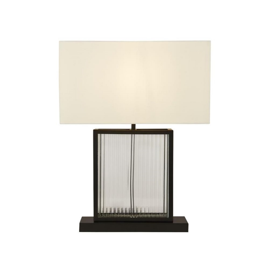 Searchlight - Настолна лампа CLARENDON 1xE27/60W/230V черна