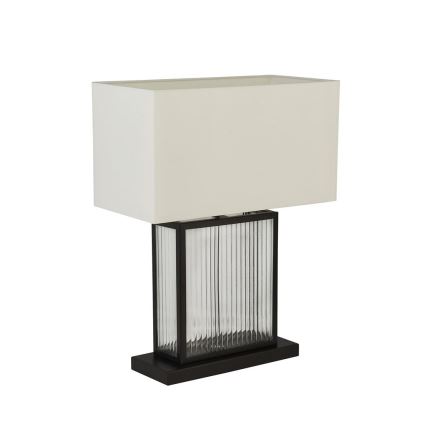 Searchlight - Настолна лампа CLARENDON 1xE27/60W/230V черна