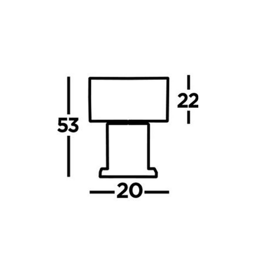 Searchlight - Настолна лампа CLARENDON 1xE27/60W/230V черна