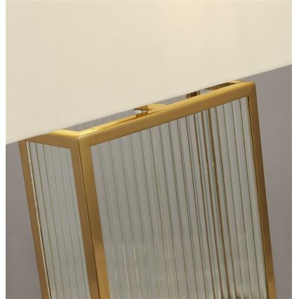 Searchlight - Настолна лампа CLARENDON 1xE27/60W/230V месинг