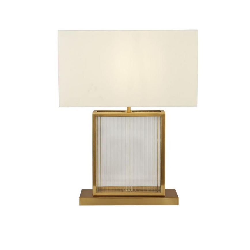 Searchlight - Настолна лампа CLARENDON 1xE27/60W/230V месинг