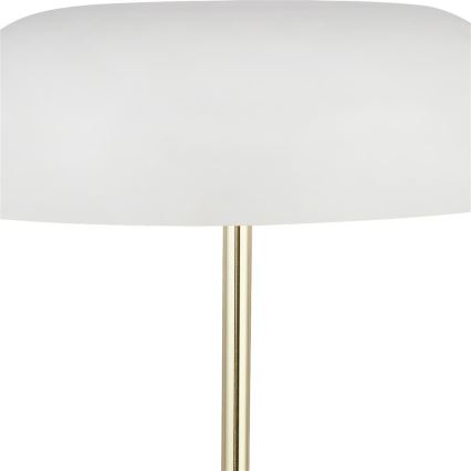 Searchlight - Настолна лампа HANOVER 2xE14/7W/230V бял/златист