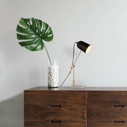 Searchlight - Настолна лампа ODYSSEY 1xE14/7W/230V черен