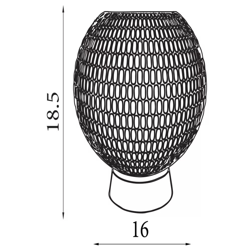 Searchlight - LED настолна лампа MILA LED/0,6W/3xAAA кафява