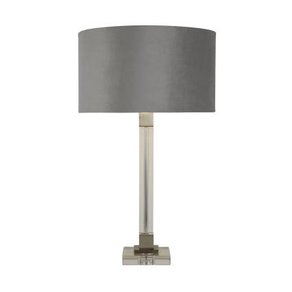Searchlight - Настолна лампа SCARBOROUGH 1xE27/60W/230V сив