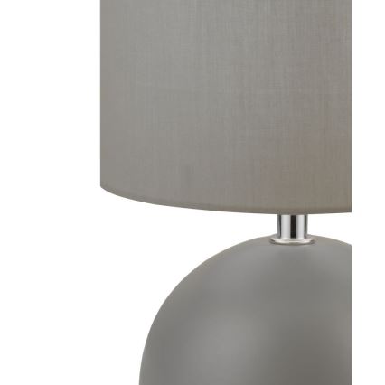 Searchlight - Настолна лампа 1xE14/10W/230V сива