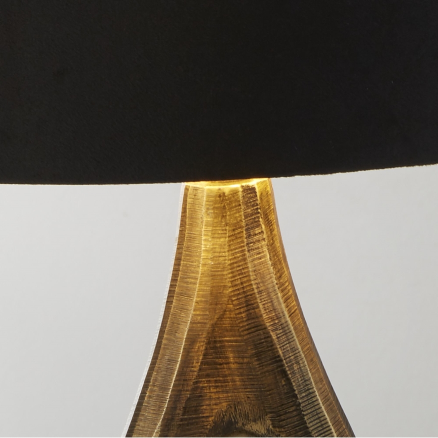 Searchlight - Настолна лампа BUCKLOW 1xE27/40W/230V месинг