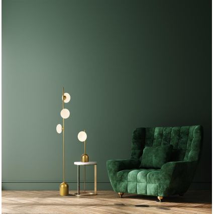 Searchlight - Настолна лампа PEBBLE 1xG9/7W/230V златист