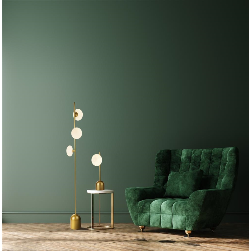 Searchlight - Настолна лампа PEBBLE 1xG9/7W/230V златист