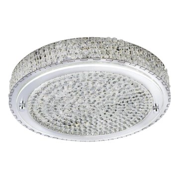 Searchlight - LED Плафониера FLUSH LED/24W/230V Ø 40 см хром