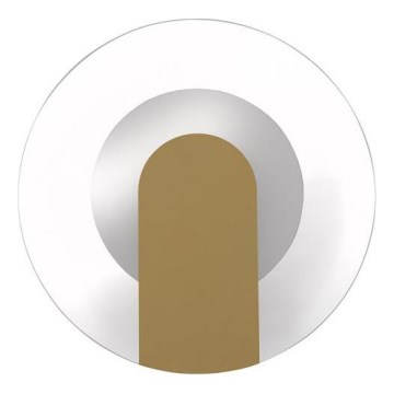 Searchlight - LED стенен осветител TARGET LED/7W/230V златист