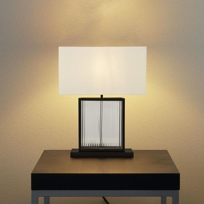 Searchlight - Настолна лампа CLARENDON 1xE27/60W/230V черна