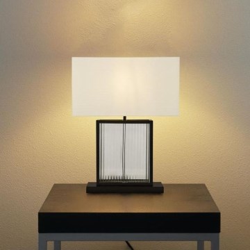 Searchlight - Настолна лампа CLARENDON 1xE27/60W/230V черна