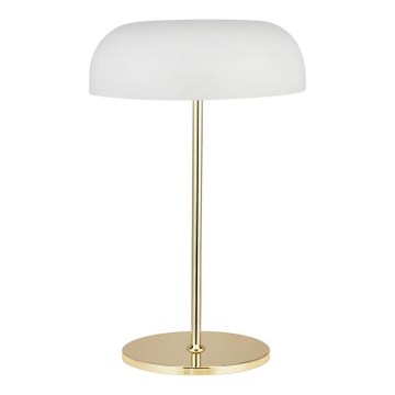 Searchlight - Настолна лампа HANOVER 2xE14/7W/230V бял/златист