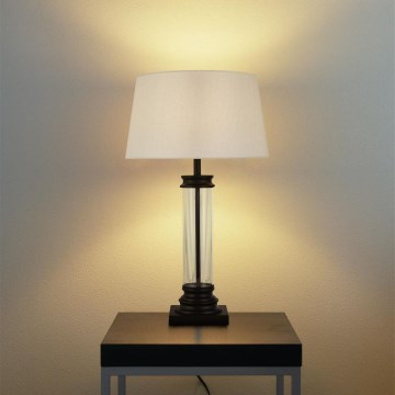 Searchlight - Настолна лампа PEDESTAL 1xE27/60W/230V черна