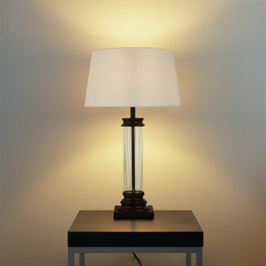 Searchlight - Настолна лампа PEDESTAL 1xE27/60W/230V черна