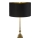 Searchlight - Настолна лампа WHITBY 1xE27/10W/230V черен/златист