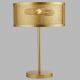 Searchlight - Настолна лампа FISHNET 2xE27/60W/230V златна