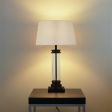 Searchlight - Настолна лампа PEDESTAL 1xE27/60W/230V черна