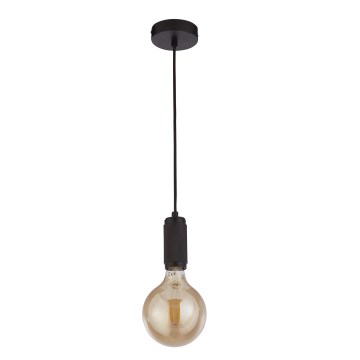 Searchlight - Пендант на кабел SUSPENSION 1xE27/60W/230V черен