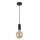 Searchlight - Пендант на кабел SUSPENSION 1xE27/60W/230V черен