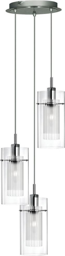 Searchlight - Пендел DUO 3xE14/60W/230V матов хром