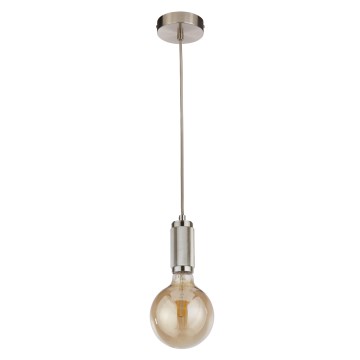 Searchlight - Пендел на кабел SUSPENSION 1xE27/60W/230V сребрист