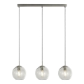 Searchlight - Пендел PENDANT 3xE27/40W/230V матов хром
