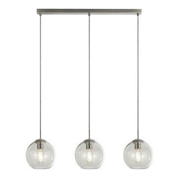 Searchlight - Пендел PENDANT 3xE27/40W/230V матов хром