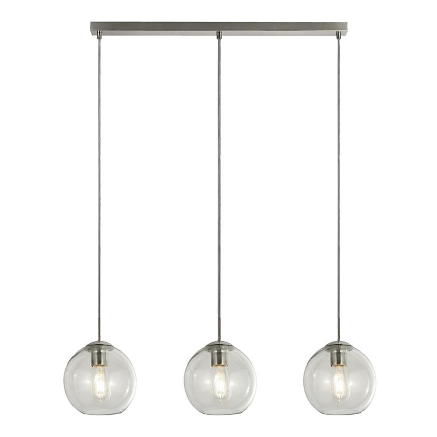Searchlight - Пендел PENDANT 3xE27/40W/230V матов хром