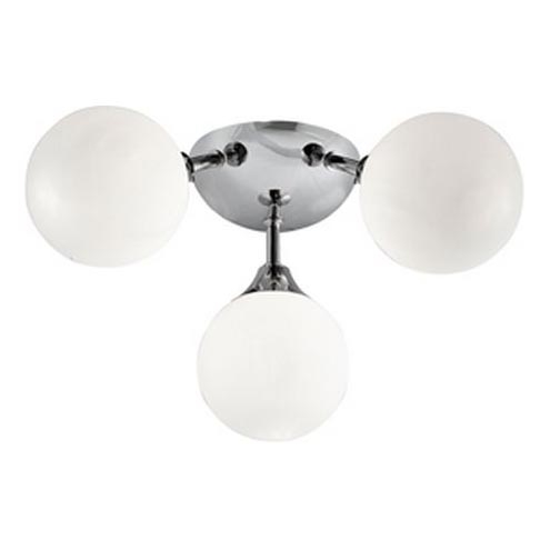 Searchlight - Плафон за баня FLUSH 3xG9/33W/230V IP44 матов хром