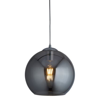 Searchlight - Полилей на въже BALL 1xE27/60W/230V черна