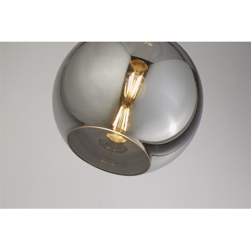 Searchlight - Полилей на въже BALL 1xE27/60W/230V черна